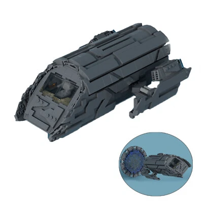 MOC: Puddle Jumper Transporter Model Toys Building Set 1110 Pieces from Film - Image 1 of 4