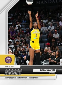 2025 Panini Instant WNBA #60 Rickea Jackson Los Angeles Sparks - Picture 1 of 2