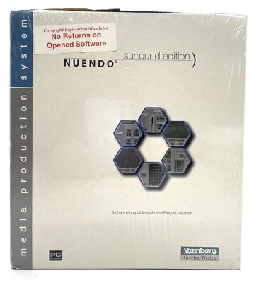 Steinberg Nuendo Surround Edition Media Production System PC Sealed Box Germany - Image 1 of 4