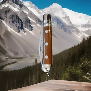  Richards Sheffield Folding Knife Brown Handle  - Picture 1 of 10