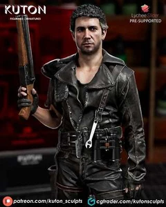 Statua/Busto Mad Max stampato in 3d scala 10 - Foto 1 di 8