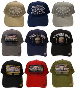 Las Vegas Hoover Dam Embroidered Adjustable Gift Souvenirs Baseball Cap Hat - Picture 1 of 15