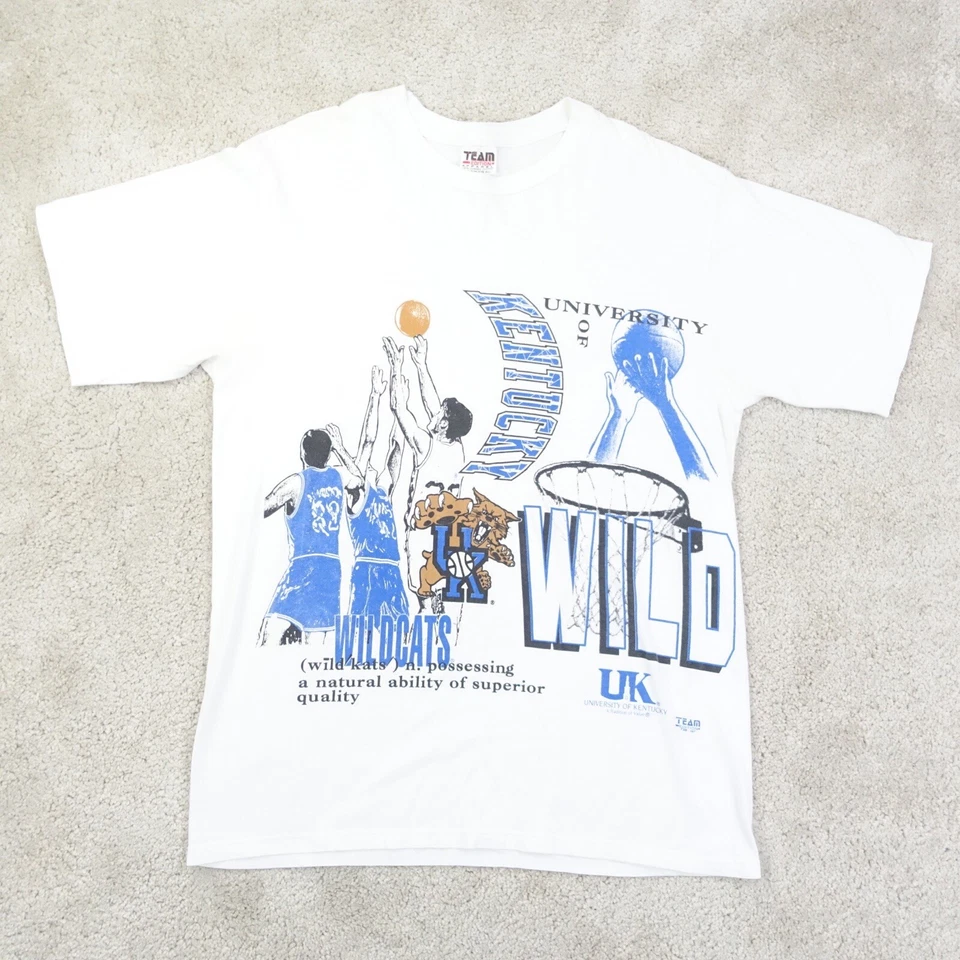 Vintage Shirt Mens Extra Large Kentucky Wildcats All Over Print University Sport - Image 1 of 4
