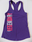 Ideal T by Next Level Women LEGENDARY Fitness Tee Co. Purple Tank Top Size M