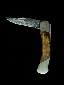Bear MGC USA Lockback Wood Handle Pocket Knife - Picture 1 of 5
