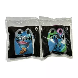 Peluche Ukulele & Hula McDonald's Happy Meal Disney Lilo e Stitch #5 & 6 nuovo - Foto 1 di 7
