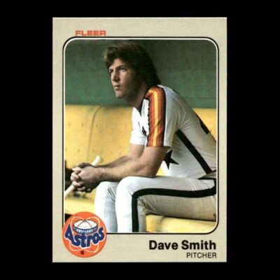 Dave Smith 1983 Fleer Houston Astros #466 NM Vintage! - Image 1 of 2