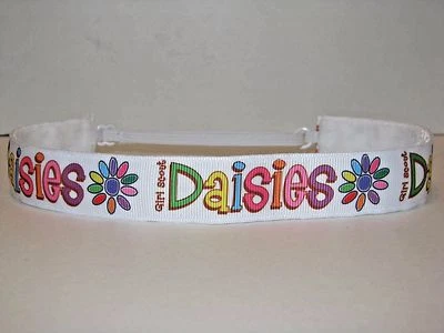 Diadema antideslizante ajustable deportiva sudorosa para el cabello DAISIES Girl Scouts  Foto 1 de 2