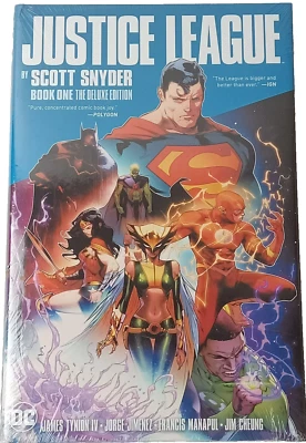 Justice League Scott Snyder Deluxe Edition Vol 1 DC Comics 2019 Hardcover New - Image 1 of 4