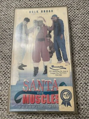 Hulk Hogan Santa With Muscles VHS Tape Christmas Wrestling Comedy - Image 1 of 3