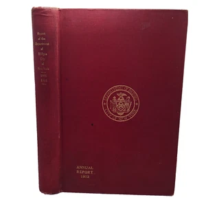 Dept. of Bridges, City of N.Y.  Annual Report, Year Ending 1912 O'Keeffe HC Book - Bild 1 von 13