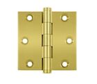 Deltana DSB3 Solid Brass Door Hinge Pair | 3 x 3 | 11 Finishes
