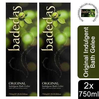 Badedas Original Indulgent Bath Gelee with Chestnut Extract 750ml, 2 Pack - Image 1 of 4