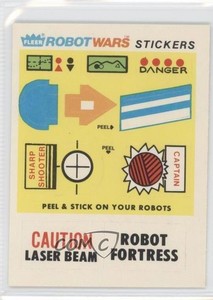 1985 Fleer Robot Wars Caution Laser Beam/Robot Fortress (Various) #CLB 0a2