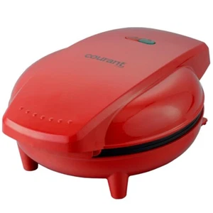 Courant 7-inch Personal Griddle and Pizza Maker - Red - Picture 1 of 6