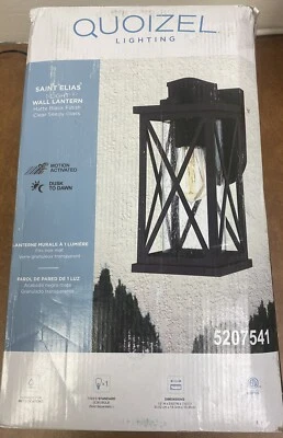 QUOIZEL LINTERNA DE ILUMINACIÓN NEGRA 5207541 (FALTA CAJA DE CRISTAL Y BOMBILLA) Foto 1 de 4