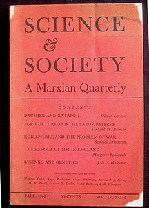 Science & Society, A Marxian Quarterly,Vol. IV, No. 4 Fall 1940 - Imagen 1 de 1