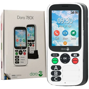 BNIB Doro 780X IUP 4G Black/White 4GB ROM + 512MB RAM Factory Unlocked GSM - Picture 1 of 1
