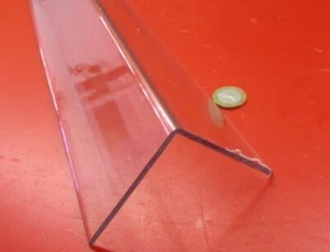 Polycarbonate Angle .100" Thick x 2.50" Arms x 24" Long - Picture 1 of 7