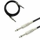 Plug For Guitar Amp  1.5M Mono 1/4 Inch Jack To Jack Audio Cable 6.35 Lead 6....