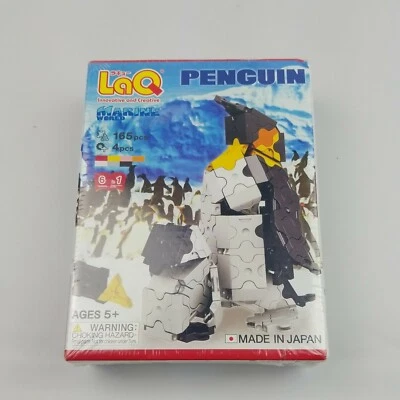 LaQ Innovative and Creative Marine World Penguin 166 Pcs 4 figures New Sealed - Image 1 of 4