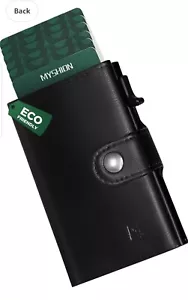 Card Holder Mens Wallets with Coin Pocket, RFID Blocking Microfibre Leather - Picture 1 of 7