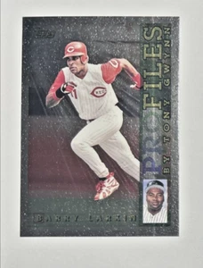 Barry Larkin 1996 Topps Profiles #NL-17 MLB Baseball Insert Card Reds HOF - Picture 1 of 4