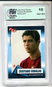 Cristiano Ronaldo 2004 tarjeta de revisión de novato IGP 10 Portugal Manchester United - Imagen 1 de 1