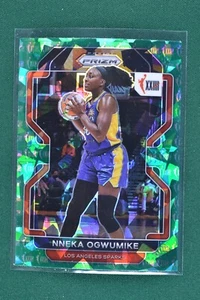 2022 Panini Prizm WNBA Nneka Ogwumike 25th GREEN ICE Los Angeles Sparks #170 - Picture 1 of 2