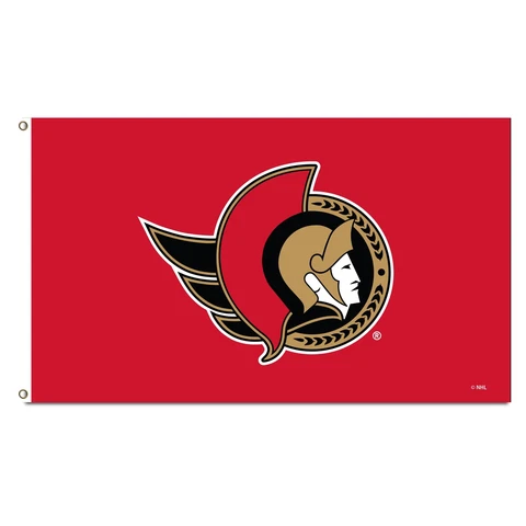 Ottawa Senators 3' x 5' Single Sided Banner Flag Cover