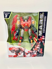 Hap-p-kid M.a.r.s Cybotronix T-rex conversores Robô Dinossauro Boneco de ação 9"