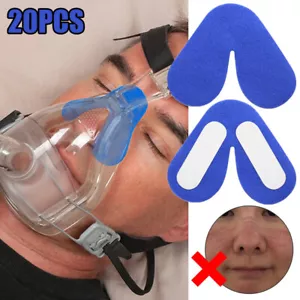 20PCS Soft Cushions Accessories CPAP Mask Nasal Guard Nose Pads Apnea Mask Liner - Picture 1 of 17