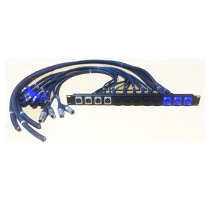 Custom Patch Bay Verstärker Rack Panel Lautsprecher Audio PowerCon Speakon Patchbay - Bild 1 von 2