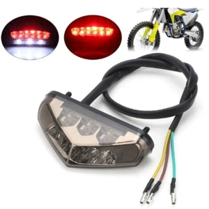 LED Rücklicht Motorrad Universal e-geprüft mit integr. Kennzeichenbeleuchtung - Picture 1 of 8