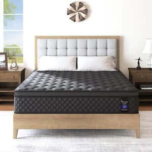 10Inch Gel Memory Foam Mattress Twin Full Queen King Hybrid Spring Bed In A Box - Picture 1 of 16