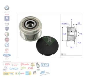 PULEGGIA ALTERNATORE FRIZIONATA 1.3 MULTIJET 75CV 90CV PUNTO IDEA PANDA YPSILON - Foto 1 di 2