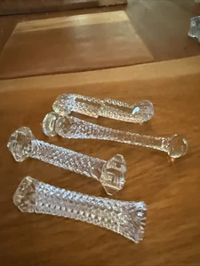 4 Glass Knife And Fork Rest - Picture 1 of 4