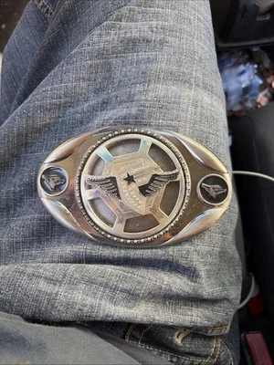 !!️🔥Loco Raro Y2k Famoso Cinturón Giratorio Marca Sin Daños Ni Defectos🔥!!️ Foto 1 de 3