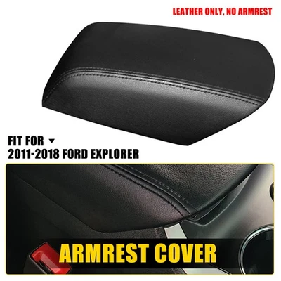 Cubierta de repuesto de cuero para consola central de repuesto para Ford Explorer 2011-2018 Foto 1 de 4