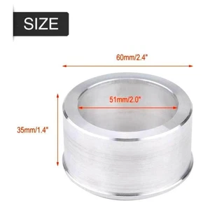 60mm to 51mm Exhaust Pipe Adapter Motorcycle Muffler Connector Reducer Tube - Picture 1 of 8