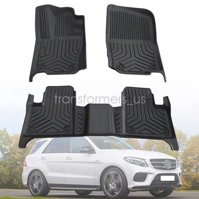Alfombrillas TPE forros para Mercedes-Benz 2011-2015 W166 ML 2016-19 GLE clase C292 Foto 1 de 4