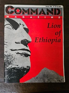 Command magazine #4 Lion of Ethiopia game unpunched FINE - Picture 1 of 6