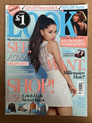 LOOK Magazine Ariana Grande 29th February 2016 Vintage British Fashion - Image 1 of 2