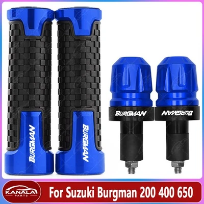 7/8'' 22MM 24MM Motorcycle Handlebar Hand Grips For Suzuki Burgman 200 400 650 - Imagem 1 de 4