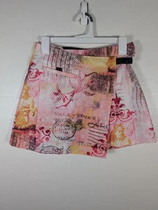 Terry Skort Mujer Pequeño Rosa Multicolor Ciclismo Envoltura Hebilla Ajustable Bicicleta - Imagen 1 de 10