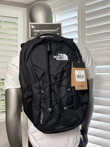 The North Face Unisex Jester Day Pack Travel Hike Student Backpack - Black - Picture 1 of 8