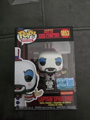 Funko Pop Captain Spaulding #1853 9500pcs Scare Fair 2025 Exclusive - Image 1 of 4