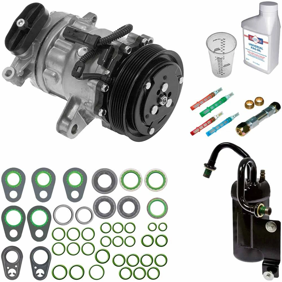 Compresor de aire acondicionado Omega con kit de reparación de aire acondicionado para Dodge Ram 2003 Foto 1 de 1