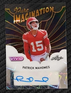 2025 Leaf Vivid Patrick Mahomes Pure Imagination 1/1 AUTO KC CHIEFS #PA-PM1 RARE - Bild 1 von 5