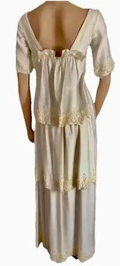 Vintage 1960’s EMMA DOMB Wedding Dress Hat And Flowers Sold Separate Size SMALL  - Picture 1 of 3